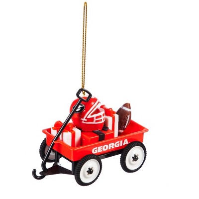 Evergreen Georgia Team Wagon Ornament