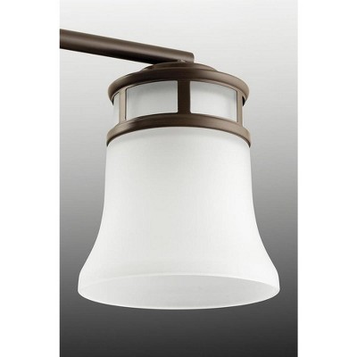 Cascadia Antique Bronze 8" Bath Vanity Light