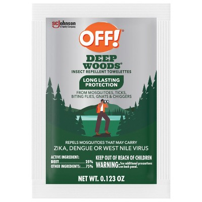 OFF! 12ct Deep Woods Wipes