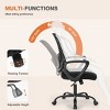 Tall Office Desk Chair,Height Adjustable Swivel Task Chair With Lumbar Support Counter Height Table And Chairs-Cuddlewood - 3 of 4