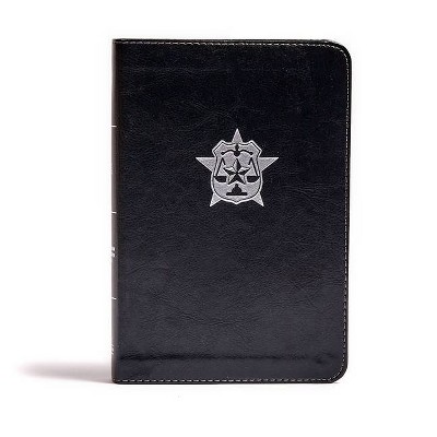 CSB Law Enforcement Officer's Bible - by  Csb Bibles by Holman (Leather Bound)