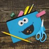 Sesame Street Cookie Monster Face Makeup Cosmetic Bag Organizer Pouch - 2 of 4