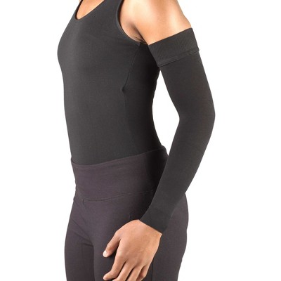 Truform Lymphedema Compression Arm Sleeve, 20-30 mmHg Post Mastectomy Support, Dot Top Grip Band