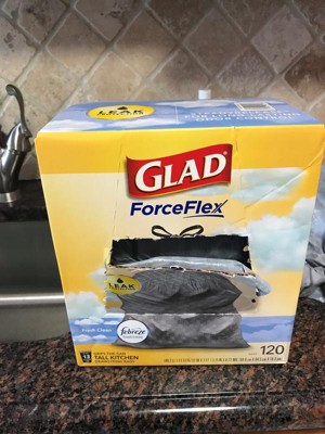 ForceFlexPlus OdorShield Tall Kitchen Drawstring Trash Bags by Glad®  CLO70320