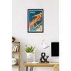 Trends International Marvel Fantastic Four: First Steps (2025) - The Human Torch Framed Wall Poster Prints - 2 of 4