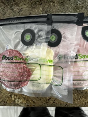 FoodSaver Reusable Quart Vacuum Zipper Bags, for Use with FoodSaver  Handheld Vacuum Sealers 10 Count