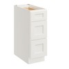 CASAINC 12 in. W x 24 in. D x 34.5 in. H Base Kitchen Cabinet with 3 Soft-Close Drawers – Plywood RTA Cabinets - 2 of 4