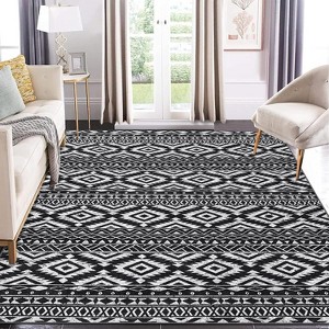 Bohemian Vintage Rug, Hallway Runner, Machine Washable Indoor Rug, Non-Slip Low-Pile Rug, Kitchen, Entryway, Laundry Room - 1 of 4