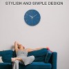 12 inch Silent Wall Clock, Battery Powered Wall Clock Suitable for Home, Office, Kitchen, School, Bedroom, Living Room - 4 of 4