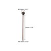 Unique Bargains Brass DIY Craft Jewelry Making Round Ball Head Pins 200 Pcs - 2 of 4