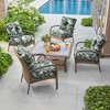 ARTPLAN Deep Seat Pillow and High Back Chair Cushions Outdoor Water Repellent Replacement Patio Seating Cushions - 2 of 4
