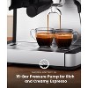 ZAFRO Espresso Machine 20 Bar, Stainless Steel Expresso Coffee Machines with Grinder, Latte & Cappuccino Machine with Milk Frother Steam Wand for Home - 2 of 4