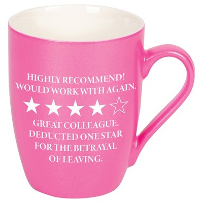 Elanze Designs 10 Ounce Ceramic Decorative Laser Engraved Giftable Novelty Tea Coffee Cup Mug Princess Pink Great Colleague Four Out Of Five Stars