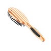 Bass Brushes Style & Detangle Hair Brush Premium Bamboo Handle with Professional Grade Nylon Pin Large Oval Stripe - 4 of 4