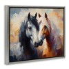 Stupell Industries Hugging Horses Painting, 31" x 25" - 3 of 4