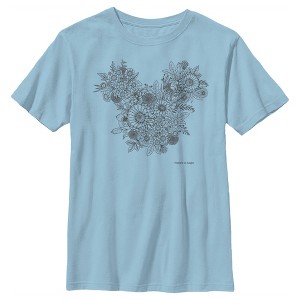 Boy's Disney Mickey Mouse Foliage Silhouette T-Shirt - 1 of 4