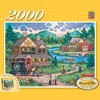 MasterPieces Inc Signature Series Adirondack Anglers 2000 Piece Jigsaw  Puzzle