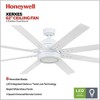 Honeywell Ceiling Fans Xerxes Modern 62 Inch Ceiling Fan with LED Light and Remote Control, Indoor Fan, 8 Contemporary Blades, Bright White - 2 of 4