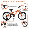 Itopfox Retro Style Kids Bike for Boys and Girls, High Carbon Steel Bicycle with Adjustable Handlebars and Seat, Dual V-Brakes, Kickstand - 2 of 4