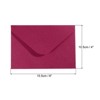 Unique Bargains Blank Paper Mini Vintage DIY Greeting Card Envelope 50 Pcs - 2 of 4