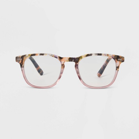 Womens tortoise best sale shell readers