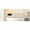 DAKAFUL Modern Bathroom Vanity Light, Vanity Fixture Over Mirror with Black Frame&Clear Glass Shade, Wall Light for Mirror, Bedroom, Bathtub Area - 4 of 4