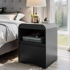 SOLACE FURNITURE Nightstand Set of 2,  Nightstand with Drawer Storage and Open Compartment for Bedroom Sofa Office - 3 of 4