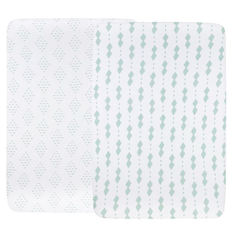 Ely's & Co. Baby Fitted Crib Sheet 100%  Combed Jersey Cotton 2 Packs Gender Neutral, 3 of 8
