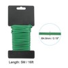 Unique Bargains TPR Coated Flexible Durable Rust-Resistant Twist Ties Green - 2 of 4