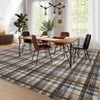 Plaid Washable Rug Area Rug for Bedroom Modern Living Room Rug Non Slip Tartan Large Area Rug Non Shedding Throw Rugs - 3 of 4