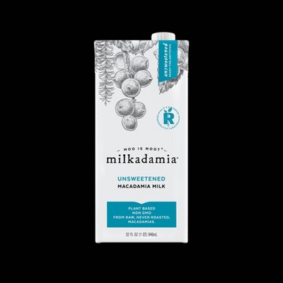 Milkadamia Unsweetened Milk Shelf Stable - 32 fl oz