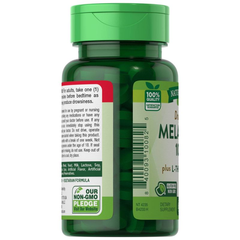 Nature's Truth Melatonin Dietary Supplement Tablets - 72ct, 5 of 6