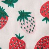 Sur La Table Kitchen Essentials 2pk 7"x10" Quirky Strawberries Fruit Pot Holder Set Pink/Green: Cotton, Machine Washable - 4 of 4