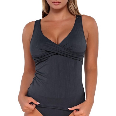 Sunsets Black Halter Tankini Top D-DD Cups : : Clothing, Shoes &  Accessories