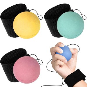 ArtCreativity 2.25" Foam Return Rebound Balls on String (Set of 4) - 1 of 4