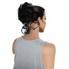 Unique Bargains Women's Nature Long Hair Wig Hair Clip 9.84 inch Black 1 Pc - 2 of 4