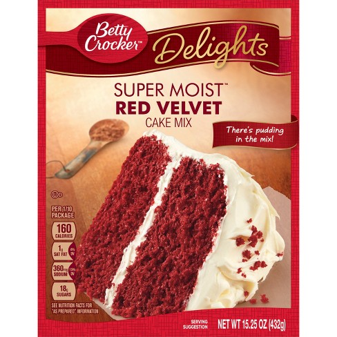Betty Crocker Super Moist Red Velvet Cake Mix - 15.25oz ...