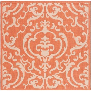 Courtyard CY2663 UV & Stain Resistant Non-Shedding Power Loomed Indoor/Outdoor Rugs - Safavieh - 1 of 4