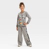 Girls' The Nightmare Before Christmas Jack & Sally Dreamy Fleece Pullover Sweatshirt - Gray - image 4 of 4