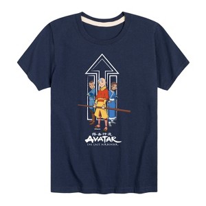 Boys' - Avatar: The Last Airbender - Trio Short Sleeve Graphic T-Shirt - 1 of 4