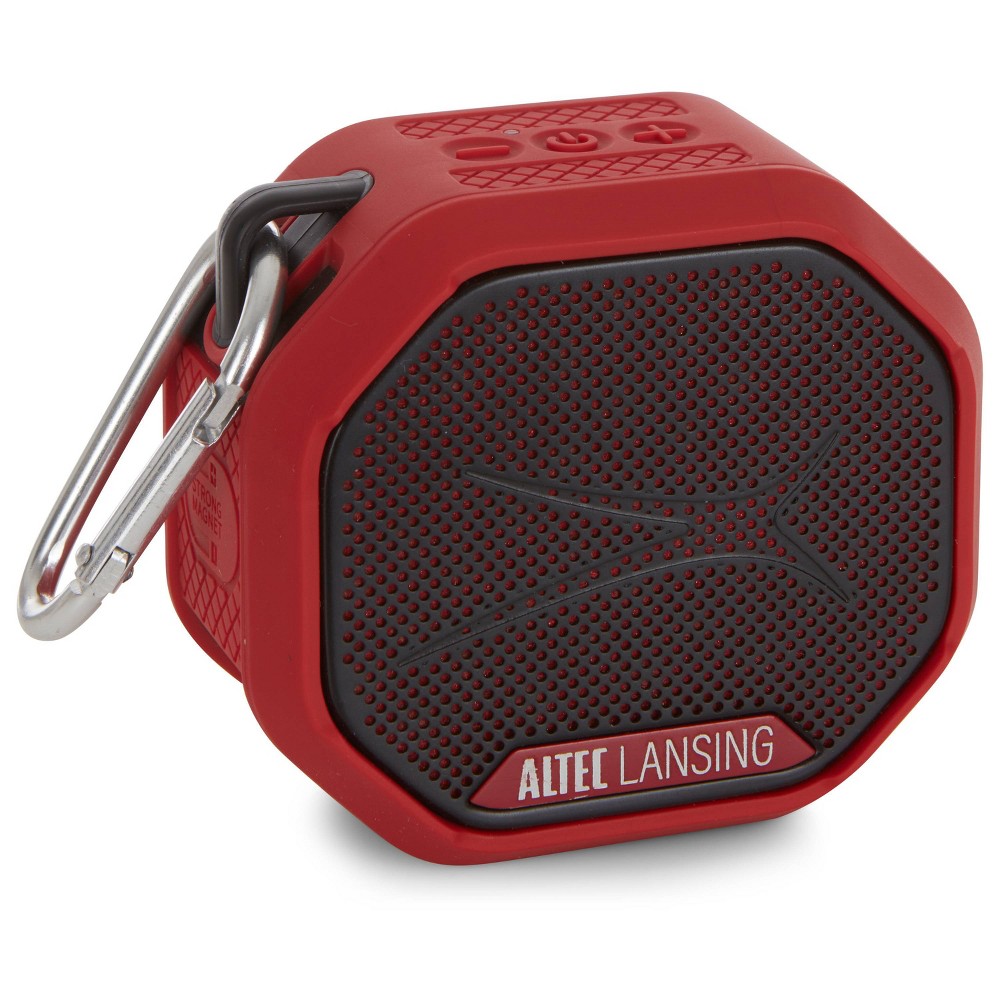 Altec Lansing HydraTrek Bluetooth Waterproof Speaker - Red