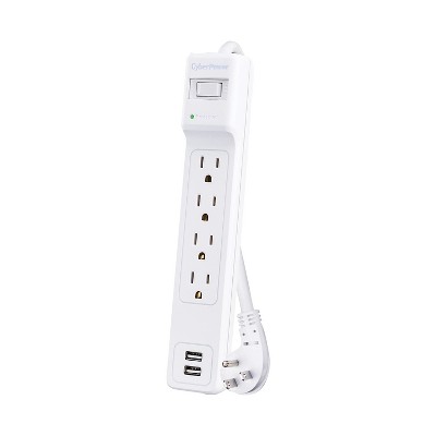 Cyberpower® P403urc1 Home Office Surge-protector 4-outlet Power Strip ...