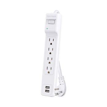 Digital Delights 24 in. 6 Outlet Hardwired Power Strip; USB