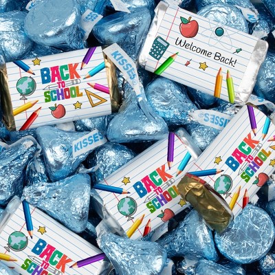 131 Pcs Back to School Candy Classroom Supplies Hershey's Chocolate By Just Candy (1.65 lbs)