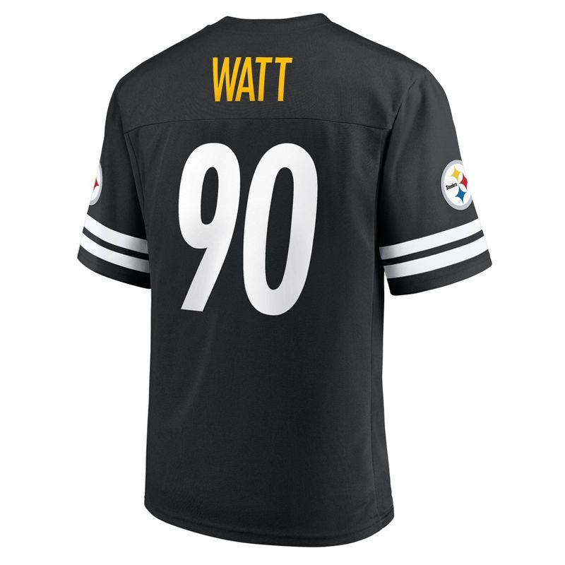 NFL Pittsburgh Steelers Watt #90 Men&#39;s V-Neck Jersey, 3 of 4
