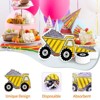 Hachikiko Construction Theme Party,Truck Cocktail Party Napkins,Disposable Paper Napkins for Construction Shape Birthday Party Supplies Decoration - 4 of 4