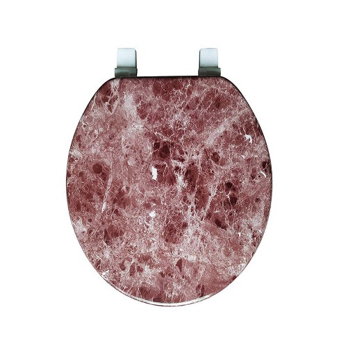 Burgundy deals toilet seat