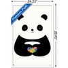 Trends International Andy Westface - Panda Love Framed Wall Poster Prints - 3 of 4