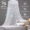 YEERSWAG Versatile Bed Canopy Bed Curtain Net For Single to King Size Best Gift For Girls - 2 of 4