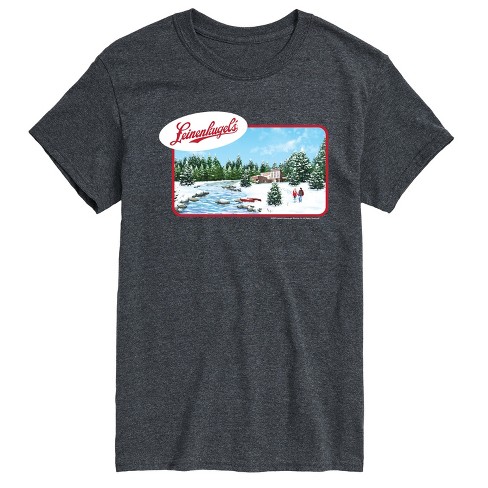 Men's - Leinenkugal - Vanilla Porter Outdoor Winter Landscape Short Sleeve Graphic T-Shirt - image 1 of 4